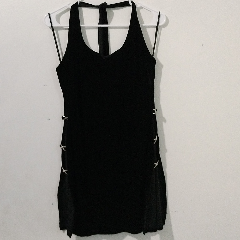 Pia Halter Neck  Slit Mini Dress size XL